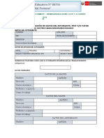 Ficha de Actualizacion de Datos