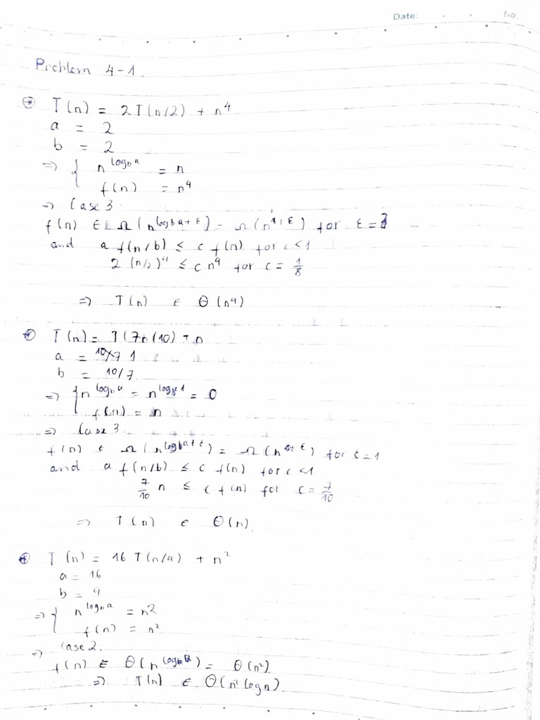 Analyzing Recurrence Relations in Algorithms | PDF