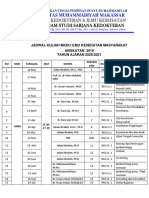 Jadwal IKM FK UNISMUH 2020-2021