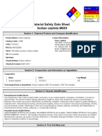 1 Material Safety Data Sheet: Sodium Sulphide MSDS