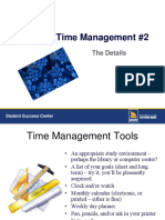 Time Management #2: The Details