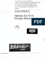 Tax Policy Options For Civil Penalty Reform