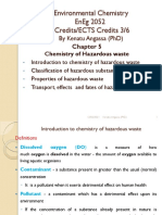 Environmental Chemistry Eneg 2052 Credits/Ects Credits 3/6: by Kenatu Angassa (PHD)