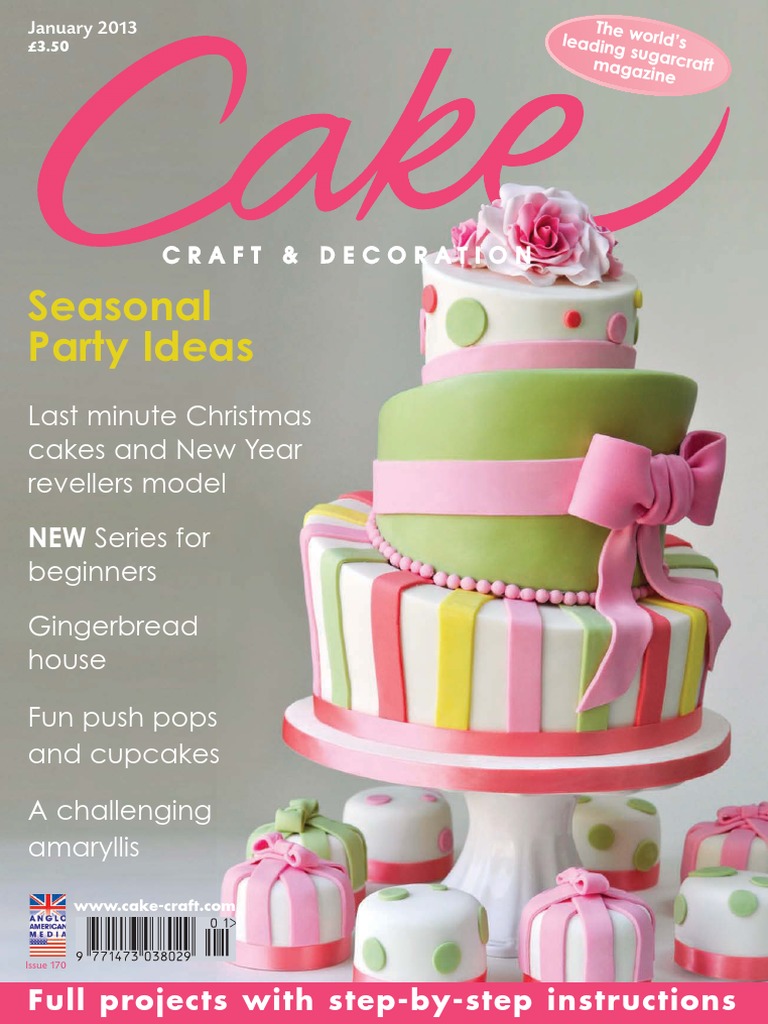 Cake Craft & Decorating 2013'01 | PDF | Cakes | Desserts