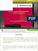 Earned Value Project Management