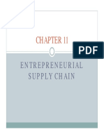 Chapter 11-Entrepreneurial Supply Chain