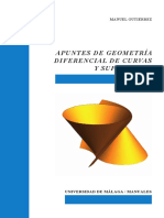 Apuntes de Geometría Diferencial de Curvas y Superficies