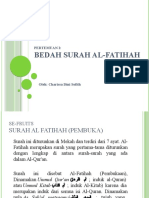 PERTEMUAN I: BEDAH SURAH AL-FATIHAH