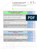 Lista de Cotejos 2020 - 2021 Padres