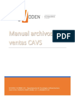 Manual Archivos de Ventas CAVS