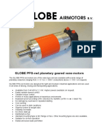 GLOBE PFG-red planetary geared vane motors for industrial applications
