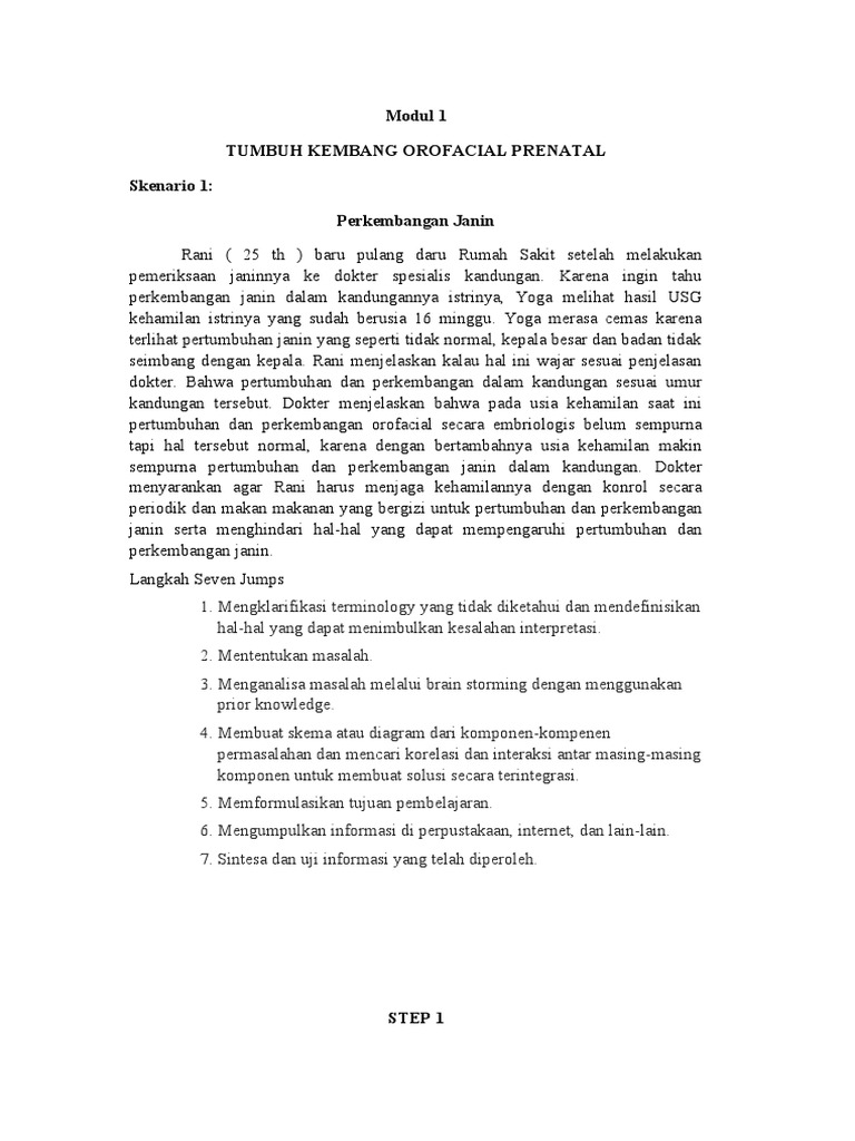 Modul 1 Blok 5 | PDF | Pengembangan Diri | Kesehatan Holistik