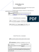 CMP Analysis Template - A Sailor Went To Sea 1