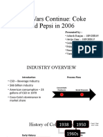 Cola Wars Continue: Coke and Pepsi in 2006: Presented by