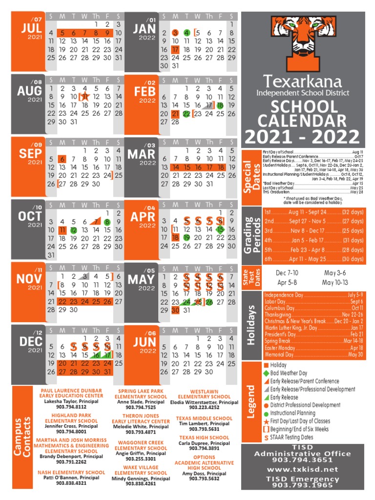 District Calendar 2021-2022 | PDF | Public Holiday | Festival
