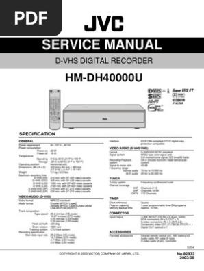 Jvc Hm Dhu Pdf Electrical Connector Insulator Electricity