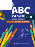 Manual ABC Del Aspirante, Proceso de Selección para La Admisión en Educación Básica