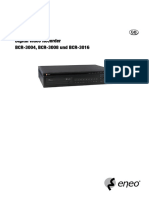 Digital Video Recorder BCR-3004, BCR-3008 Und BCR-3016