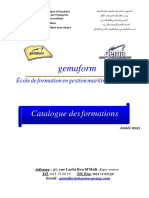 Catalogue de Formations 2021