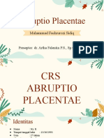20.01.21 - CRS CSS Abruptio Placenta