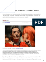 Maria Da Conceição Tavares - Restaurar o Estado É Preciso