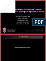 Ca Endometrio MRI Universidad Wisconsin