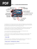 Practical - 1 - : To Study Arduino Development Board