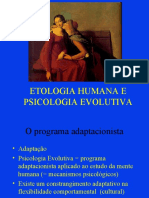 12 - Etologia Humana e Psicologia Evolutiva