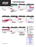 New Milford Public Schools 2021 - 2022 School Calendar: October November  September | PDF | Holidays | Festival