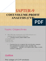 Chapter-9: Cost-Volume-Profit Analysis (CVP)