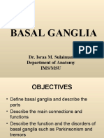 Basal Ganglia: Dr. Israa M. Sulaiman Department of Anatomy Ims/Msu