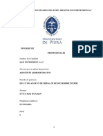 Informe de PPP EVITA