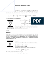 Ejercicios de Máquina de Carnot