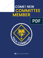 Welcome! New: Pack Committee Member