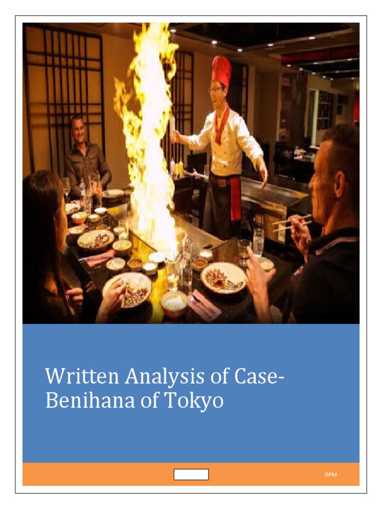 benihana of tokyo case study solution