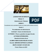 Procedimientos de Las Autoridades Fiscales en El Sistema Jurídico Tributario Mexicano