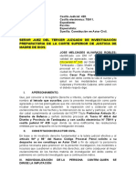 Modelo de Escrito de Constitucion de Actor Civil