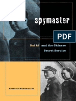 Wakeman Jr. F. Spymaster Dai Li