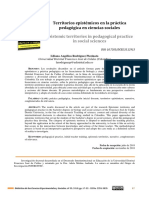 Territorios Epistemicos en La Practica Pedagogica en Ciencias Sociales