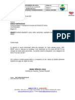 Solicitud reliquidación cuotas partes pensionales Guadalupe