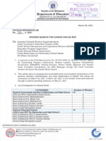 Division Memorandum - s2021 - 089