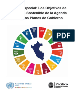 Objetivos de Desarrollo Sostenible de la Agenda 2030 y los Planes de Gobierno