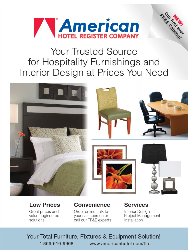 2011 American Hotel FF&E Catalog Bedding Pricing