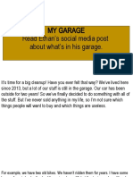My Garage Read Ethan's Social Media Post About What's in His Garage