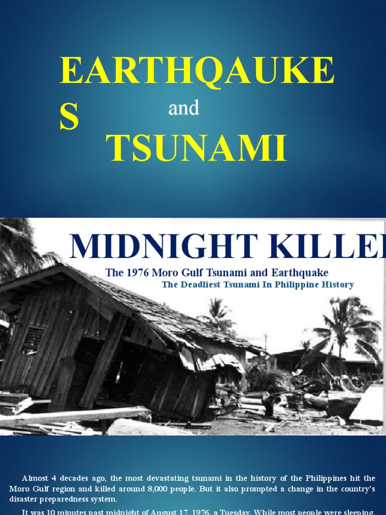 moro gulf earthquake research paper