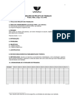 Modelo Projeto de Pesquisa PIBIC PrOBIC PIPG