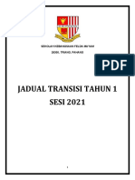 Jadual Transisi Tahun 1 2021