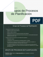 Grupos de Procesos de Planificacion