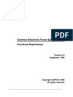 Common Electronic Purse Specifications, Functional Requirements - Sept. 1999