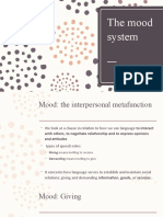 Mood and Speech Functions